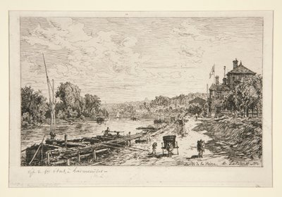 Bords de la Seine (Břehy Seiny) od Maxime Lalanne