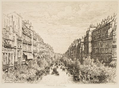Boulevard Montmartre, Paříž od Maxime Lalanne