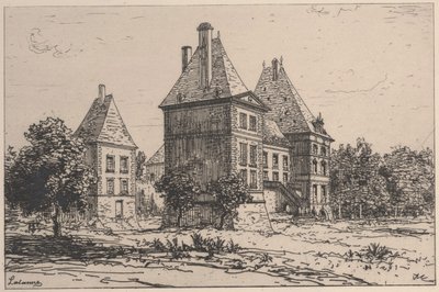Chateau Thierry (lept a suchá jehla) od Maxime Lalanne