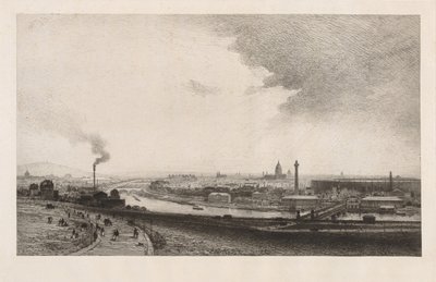 Paříž v roce 1867, Pohled z Trocadera od Maxime Lalanne