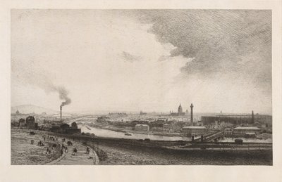 Paříž v roce 1867, Pohled z Trocadera, 1867. od Maxime Lalanne