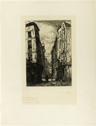 Rue des Marmousets od Maxime Lalanne