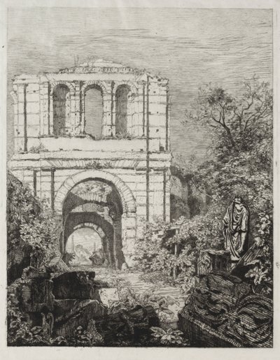 Ruiny Palais Gallien v Bordeaux od Maxime Lalanne