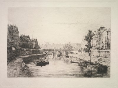 Pohled z mostu St. Michel od Maxime Lalanne