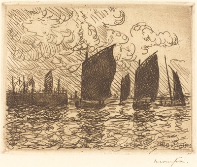 Návrat člunů od Maxime Maufra