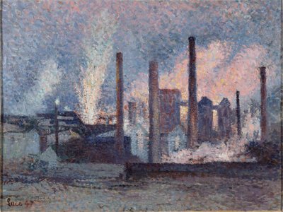Ocelárna v Charleroi Ocelárna v Charleroi, 1897. od Maximilien Luce
