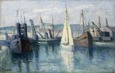 Dieppe, umyvadlo, od Maximilien Luce