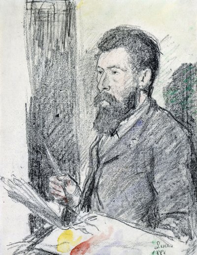 Portrét Georgese Seurata od Maximilien Luce