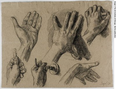 Studie pro Mazas od Maximilien Luce