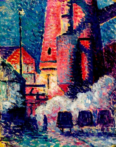 Vysoké pece od Maximilien Luce