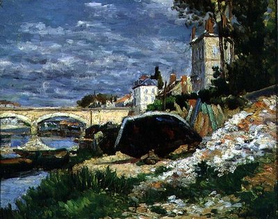 Břehy řeky od Maximilien Luce