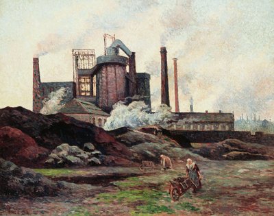 Továrna, 1898 od Maximilien Luce