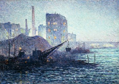 Temže v Londýně, kolem roku 1893 od Maximilien Luce