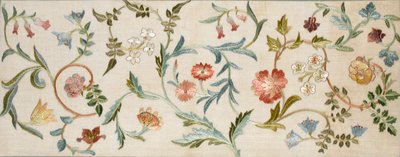 A Garden Piece, 1938 (výšivka, vlna a hedvábí na plátně) od May Morris