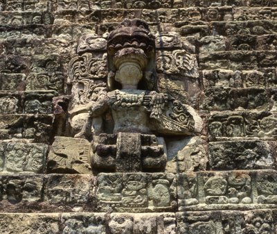 Hieroglyfická socha Copan od Mayan