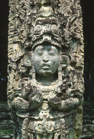 Copan Stela H. od Mayan