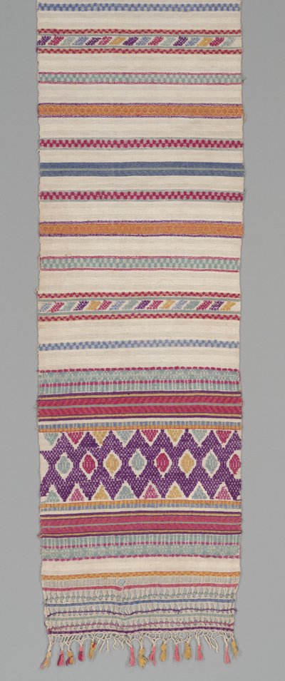 Obřadní tkanina, cca 1905-35 (bavlna a hedvábí) od Mayan Mayan