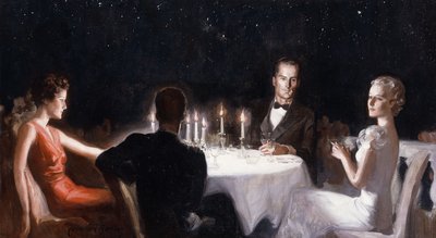 Večeře pod hvězdami od McClelland Barclay