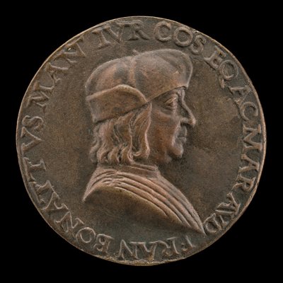 Francesco Bonatti, mantovský právník [avers], c. 1510. od Mea