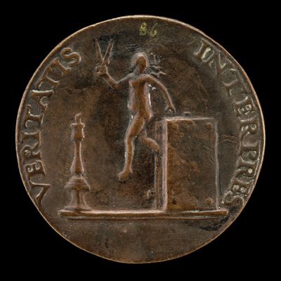 Pravda unikající z knihy [reverzní], c. 1510. od Mea