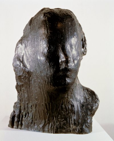 "Ecco Puer" (dětský tisk. Portrét Alfreda Monda ve věku šesti let) od Medardo Rosso