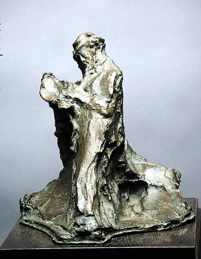 Muž čte (efekt muže, který čte noviny) od Medardo Rosso