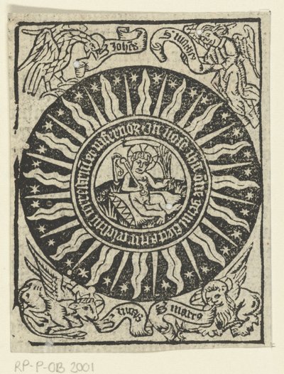 Kristovo dítě se trestá samo. od Meester van de Delbecq Schreiber Passie (attributed to)