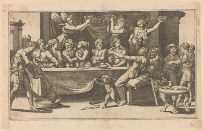 Svatba Amor a Psyche od Meester van de Dobbelsteen