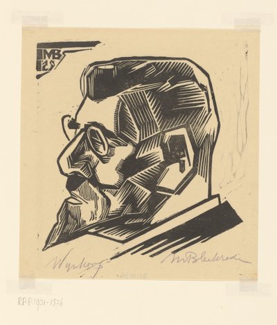Portrét Davida Wijnkoopa (název na objektu) od Meijer Bleekrode (signed by artist)