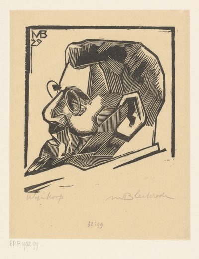 Portrét Davida Wijnkoopa (název na objektu) od Meijer Bleekrode (signed by artist)