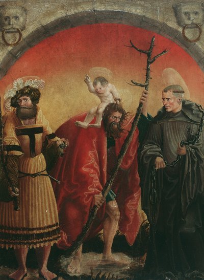 peklo Achatius, Christopher a Leonhard od Meister der Crispinuslegende