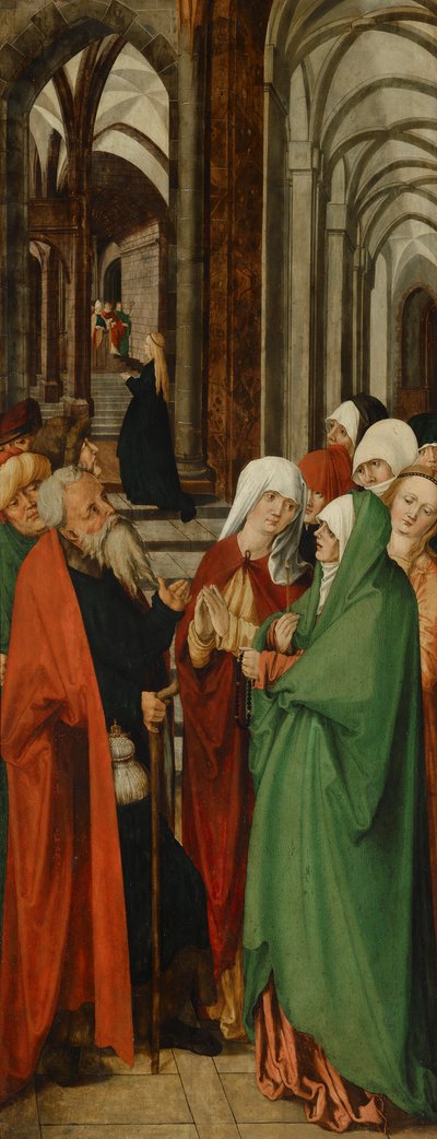 Chrám Marie od Meister der Oberfalkensteiner Altarflügel