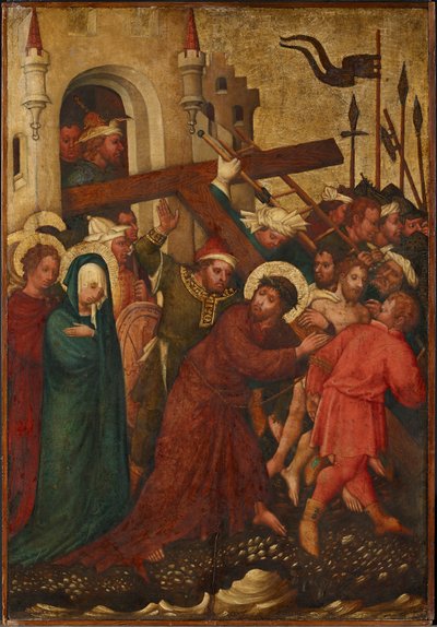 Kristus nesoucí kříž od Meister der St. Lambrechter Votivtafel
