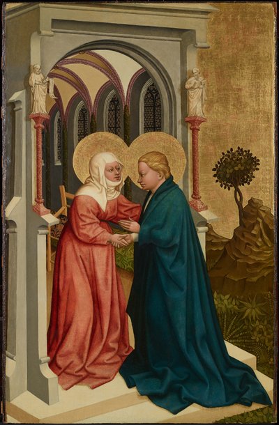 Navštívení Marie od Meister des Albrechtsaltars