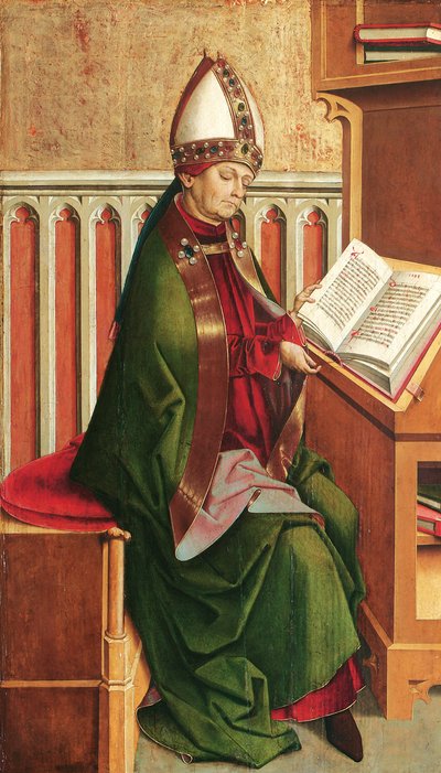 Svatý Ambrož od Meister von Großgmain