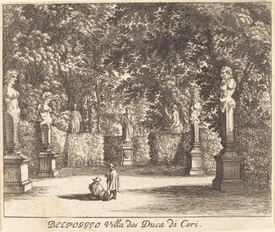 Balpoggio, Dukeova vila od Ceri od Melchior Küsel after Johann Wilhelm Baur
