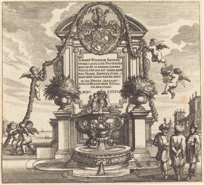 Titulní strana od Melchior Küsel after Johann Wilhelm Baur