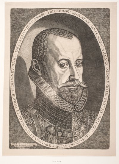 Král Frederik II od Melchior Lorck