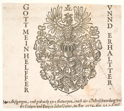 Erb Melchiora Lorcka od Melchior Lorck