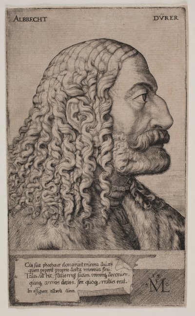 Portrét Albrechta Dürera od Melchior Lorck