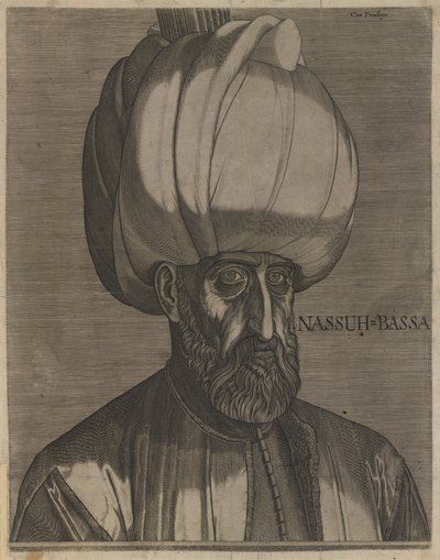 Portrét sultána Sulejmana Nádherného od Melchior Lorck