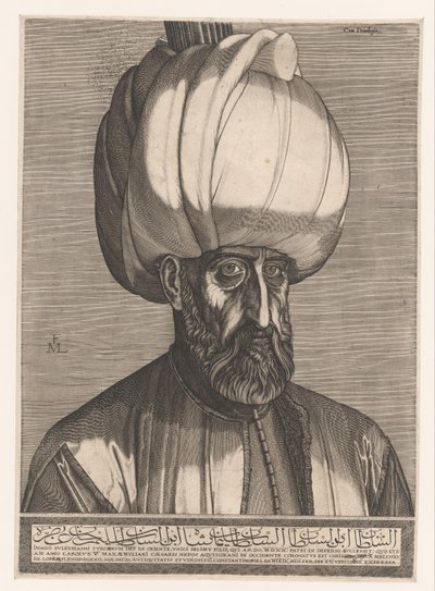 Porter van sultán Suleiman I od Melchior Lorck