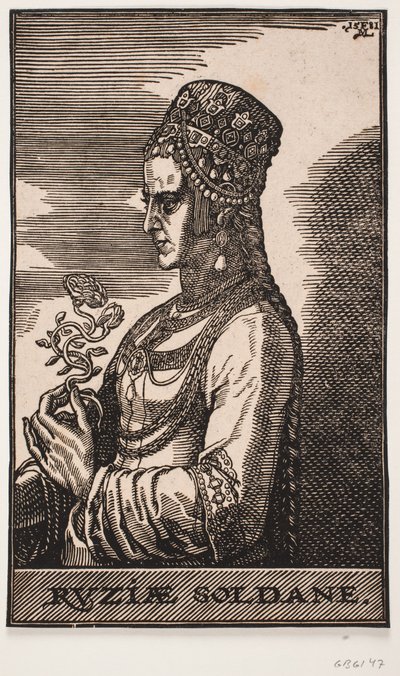 Sultana Ruzica od Melchior Lorck