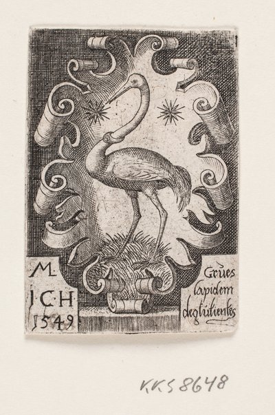 Jeřáb od Melchior Lorck