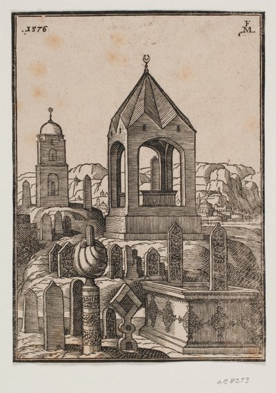 Turecké hroby od Melchior Lorck