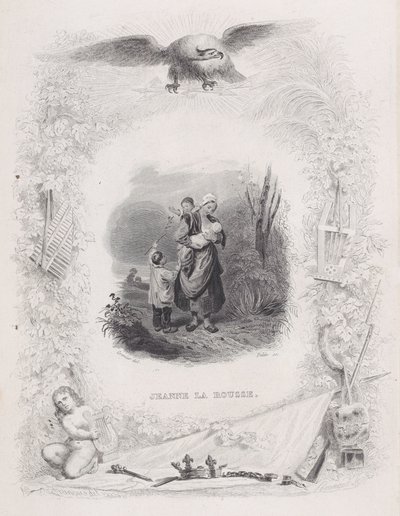 Jeanne the Redhead, z Bérangerových písní, 1829. od Melchior Peronard