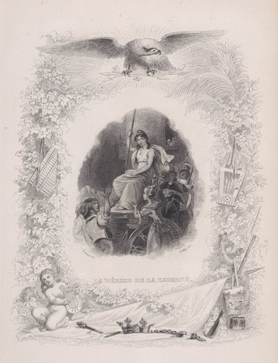 Bohyně svobody, z Bérangerových písní, 1829 od Melchior Peronard