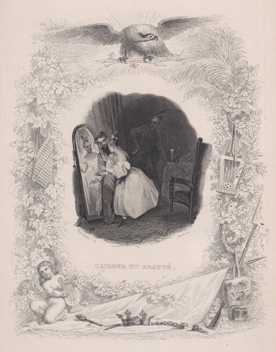 Ošklivost a krása z Bérangerových písní, 1829. od Melchior Peronard