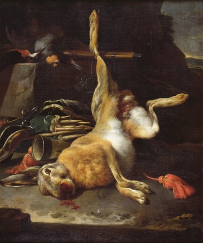 Zajíc od Melchior de Hondecoeter