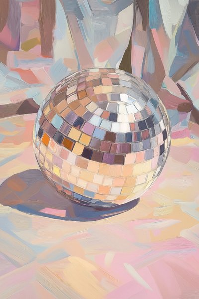Dort „Disco Ball“ od Melloi Art Prints